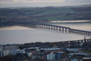 Tay Bridge, the gateway to Dundee by train.
